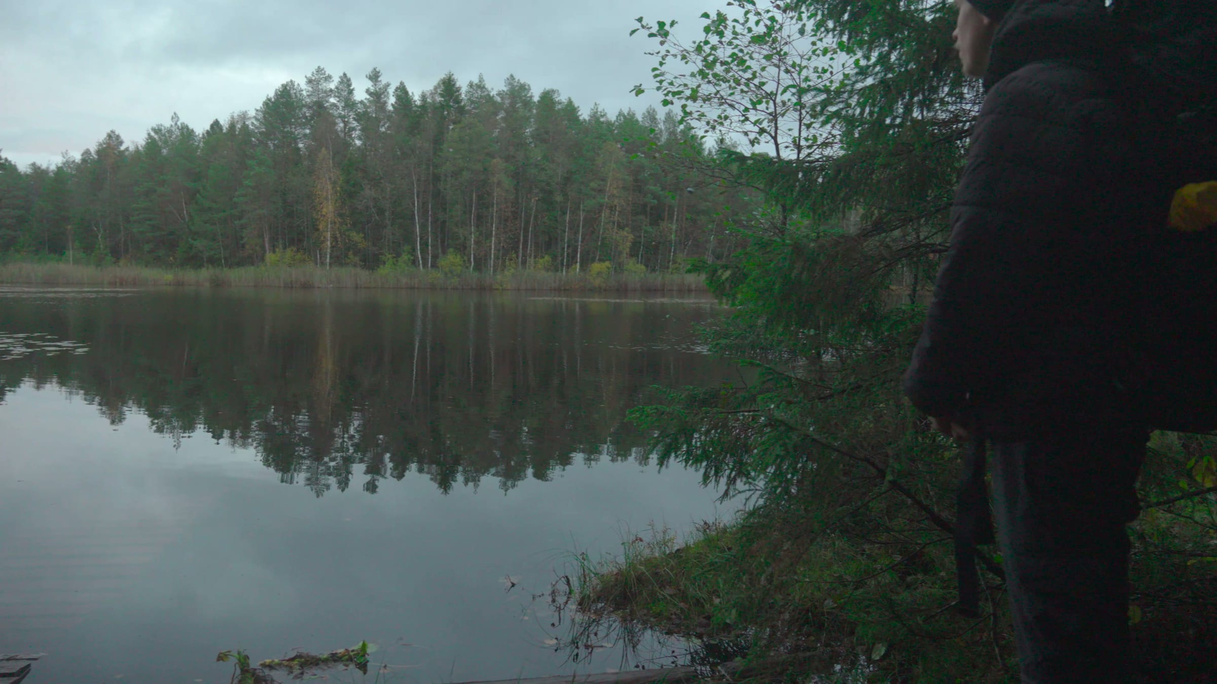 The lake at Noku at dusk