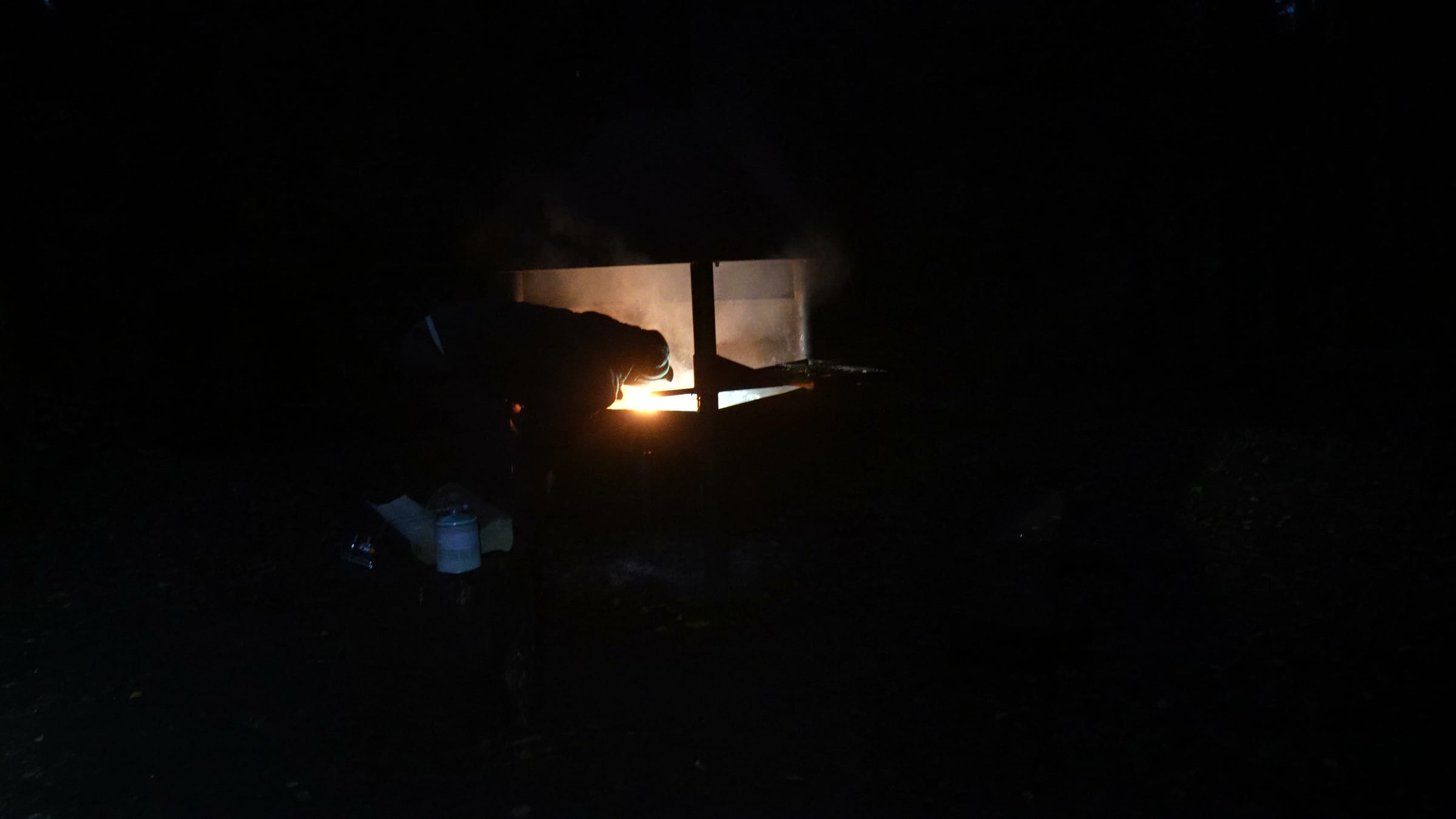 Night at Noku shelter